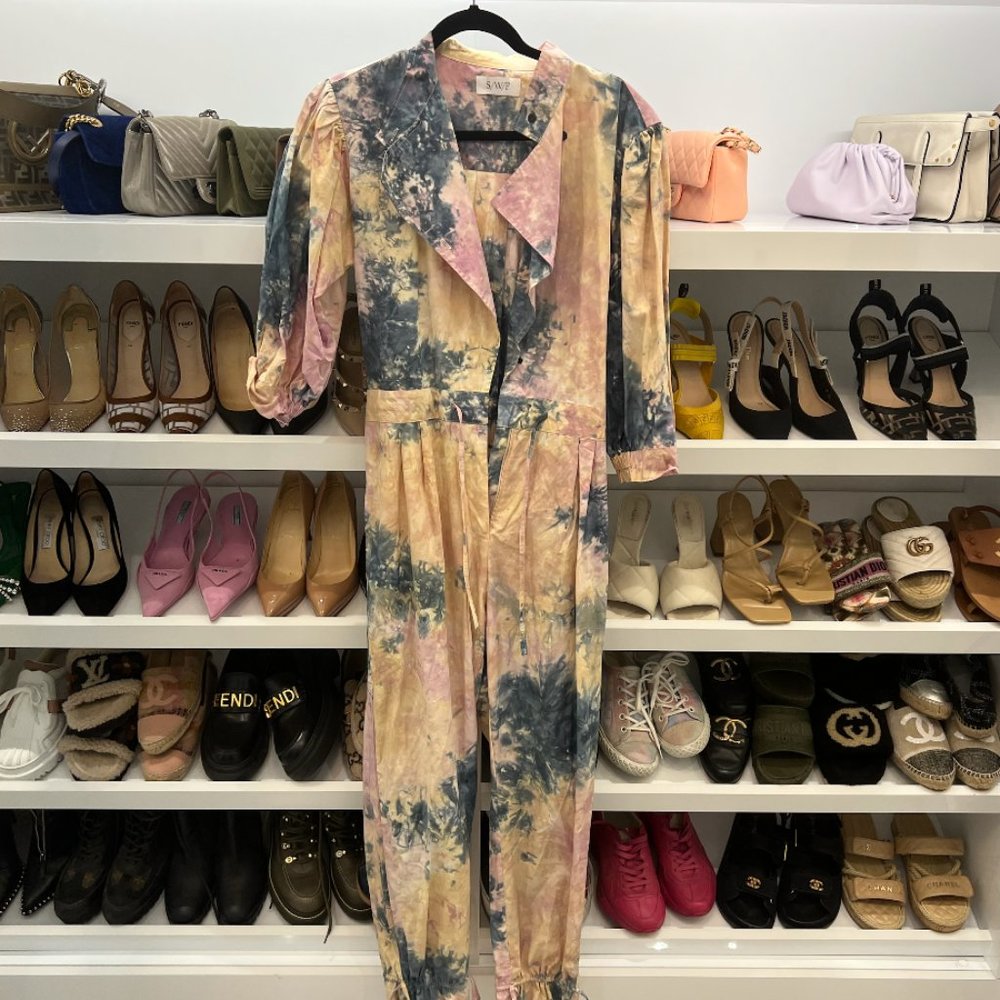 SWF Button Up Jumpsuit in Wylde Small